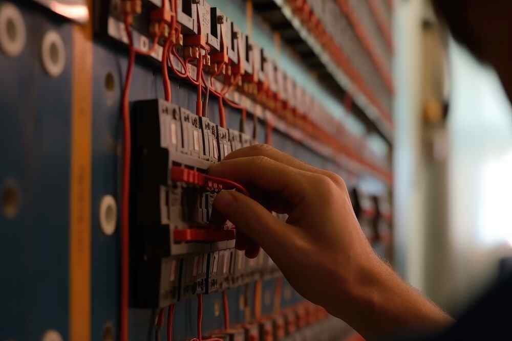 Fuseboard being upgraded. Blackhorse Electrical, London.