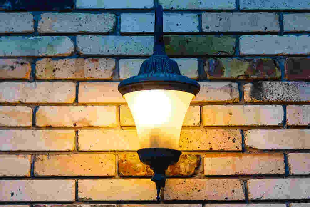 Outdoor Wall Light. Black Horse Electrical, London.